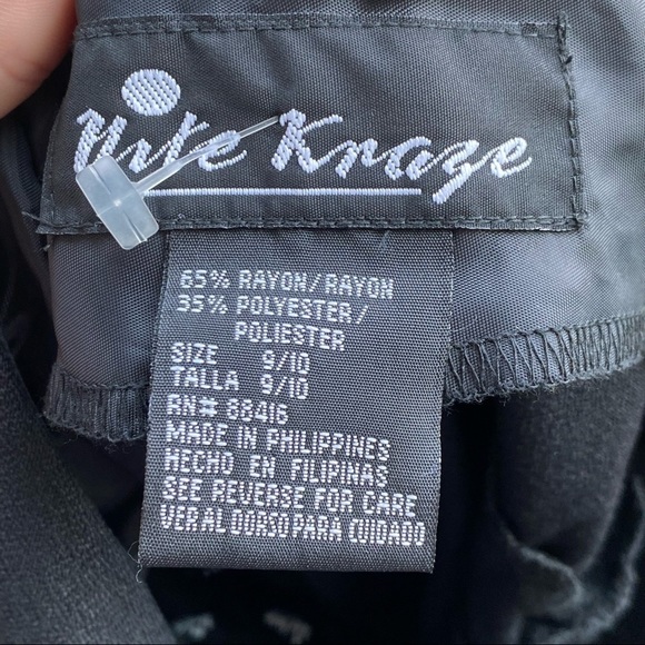 Nite Kraze Black Sleeveless Vintage 90's Dress 10 - Picture 8 of 14